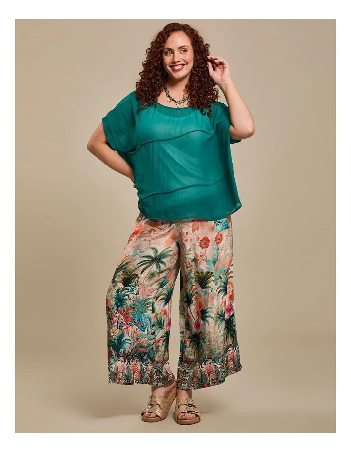 Natural Sicilian Sunset Pant in Print image 4