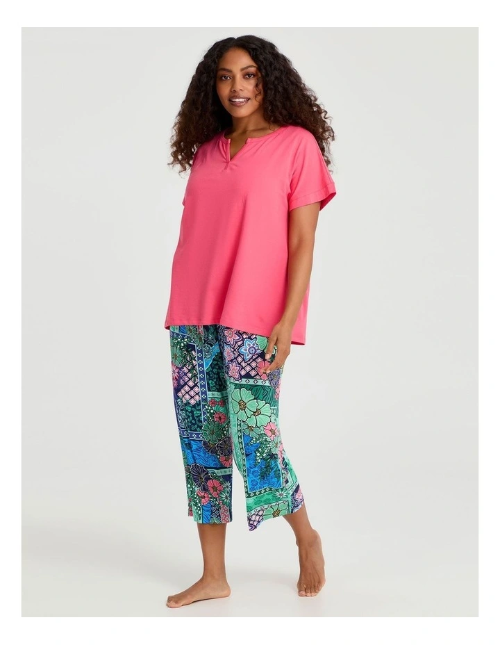Bamboo Jardin Pyjama Pant in Multi image 3