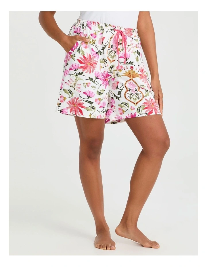 Australian Cotton Glow Pyjama Shorts in Multi image 1