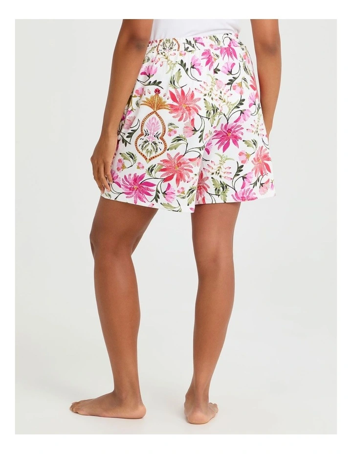 Australian Cotton Glow Pyjama Shorts in Multi image 2