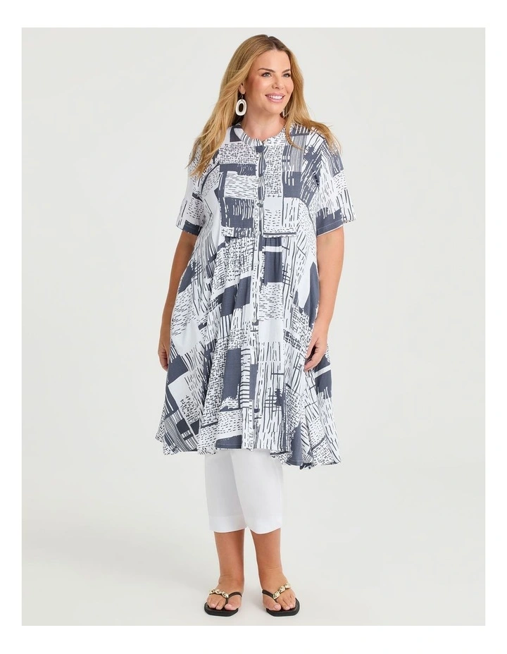 Natural Ella Abstract Shirt Print image 1