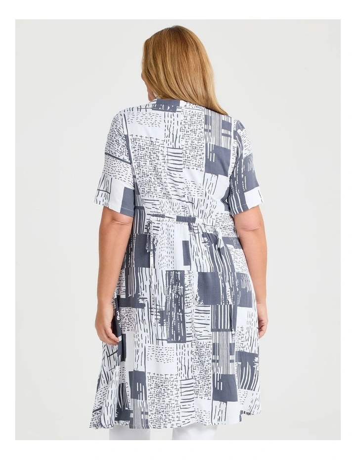 Natural Ella Abstract Shirt in Print image 2