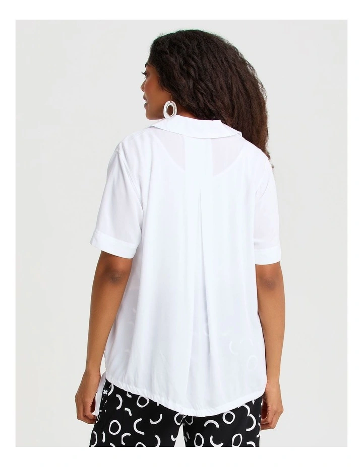 Bamboo Neve Top in White image 2