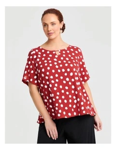 Natural Sicilian Spot Top in Multi