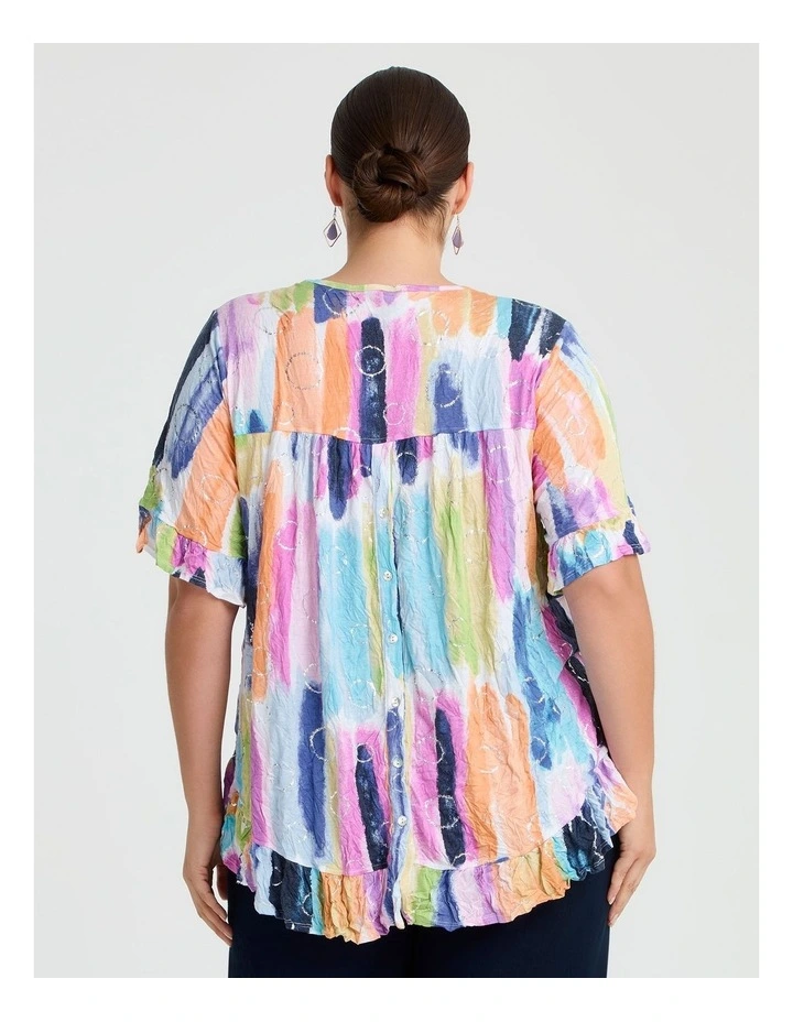 Salsa Bamboo & Foil Crush Top Print image 2