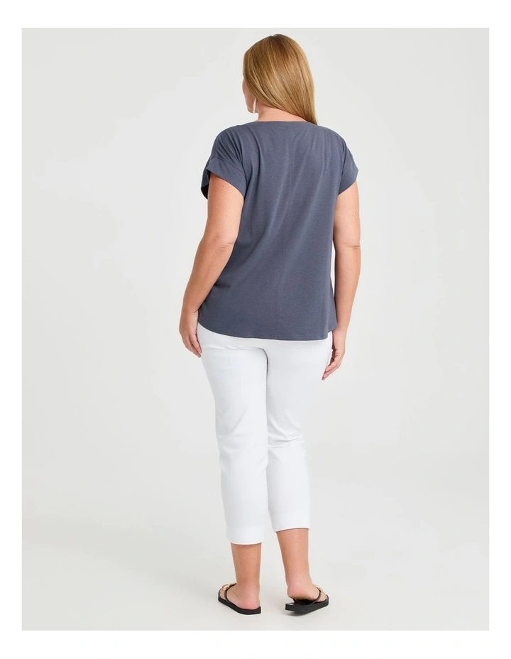 Pima Cotton Elevate Top Horizon Grey image 2