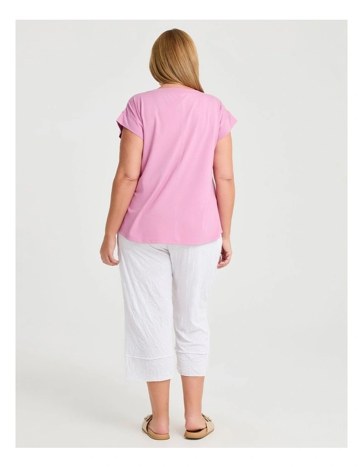 Pima Cotton Elevate Top Sea Pink image 2