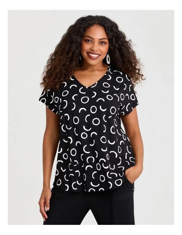 Natural Summer Haze Top Print image 1