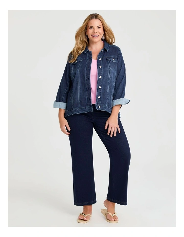 Organic Cotton V-neck T-shirt Aurora Pink image 3