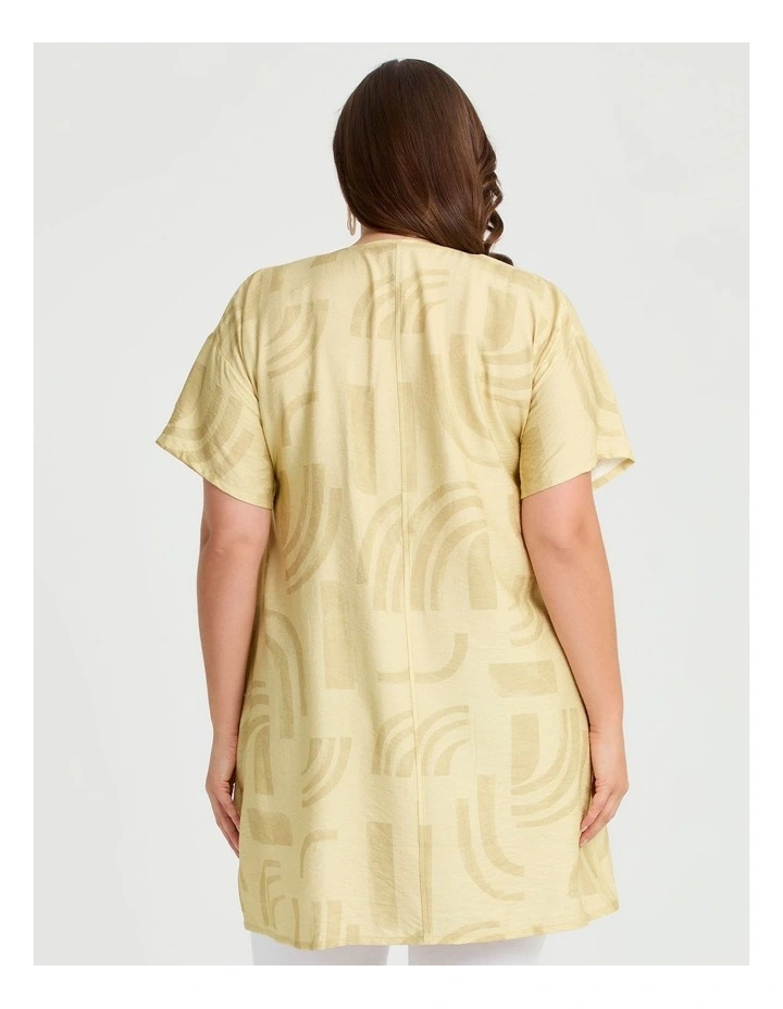 Tulip Evoke Natural Tunic Lemon Print image 3
