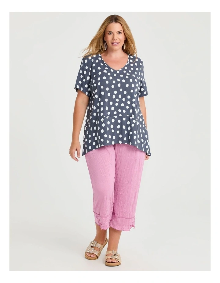 Natural Summer Spot Tunic Print image 2