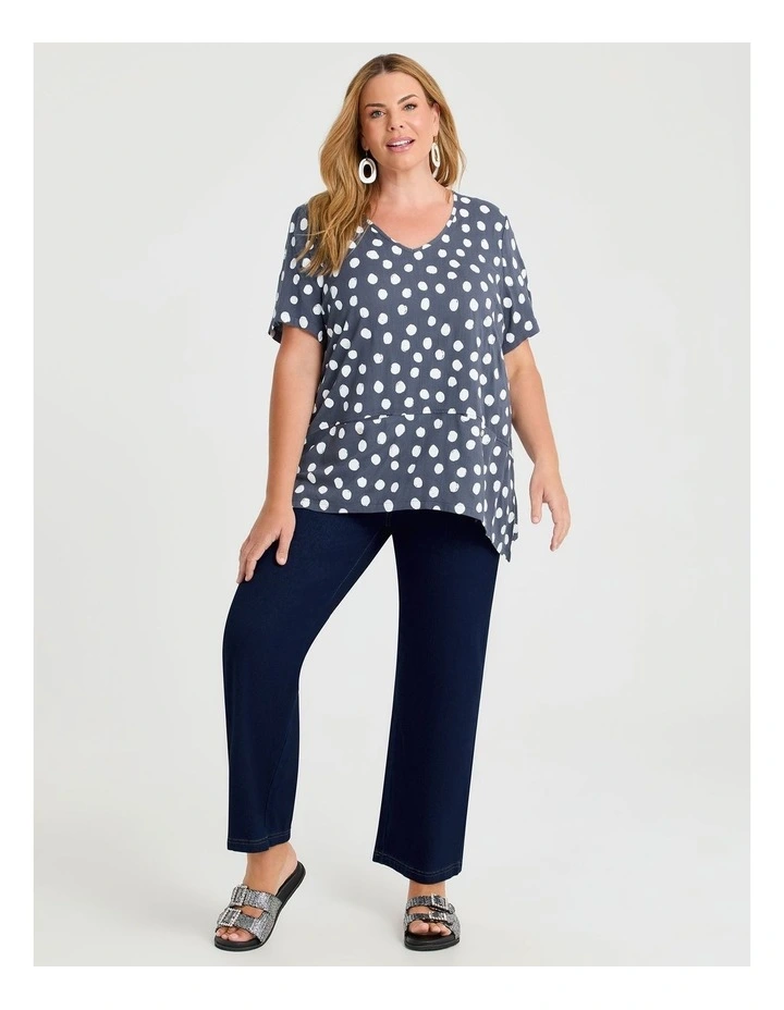 Natural Summer Spot Tunic Print image 3