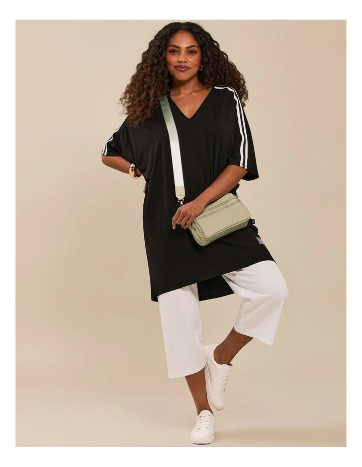 Natural Piper Tunic in Black image 5