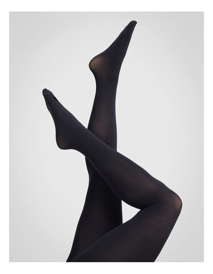 Opaque Tights 80 Denier in Black image 1