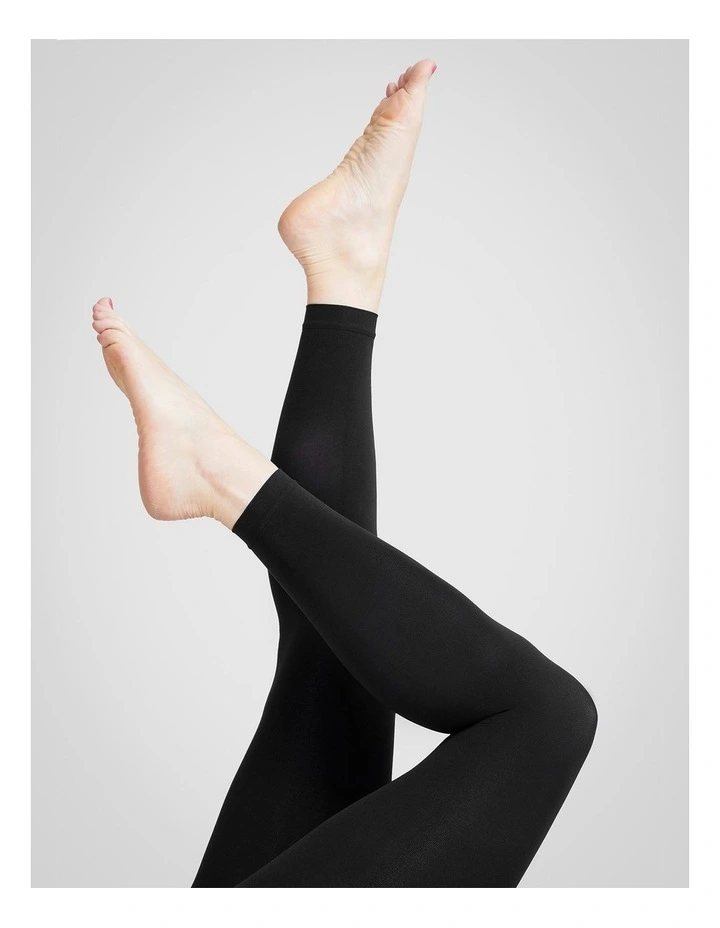 Footless Tights 80 Denier in Black image 1