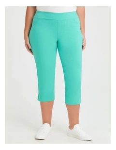 Expose Split Hem Crop Pant in Mint