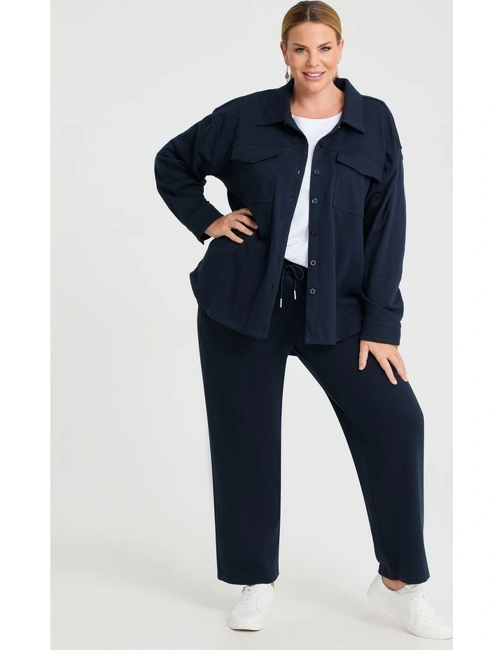 Straight Leg Lounge Pant in True Navy image 3
