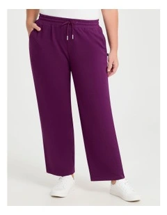 Straight Leg Lounge Pant in Merlot