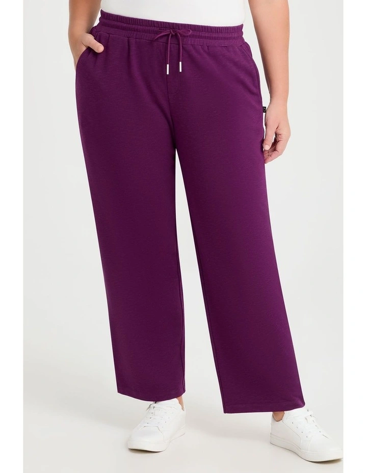 Straight Leg Lounge Pant in Merlot image 1