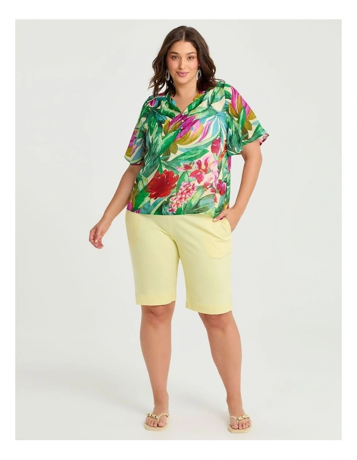 Expose Shorts in Yellow image 3