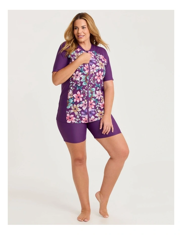 Essential Swim Shorts in Plum image 3