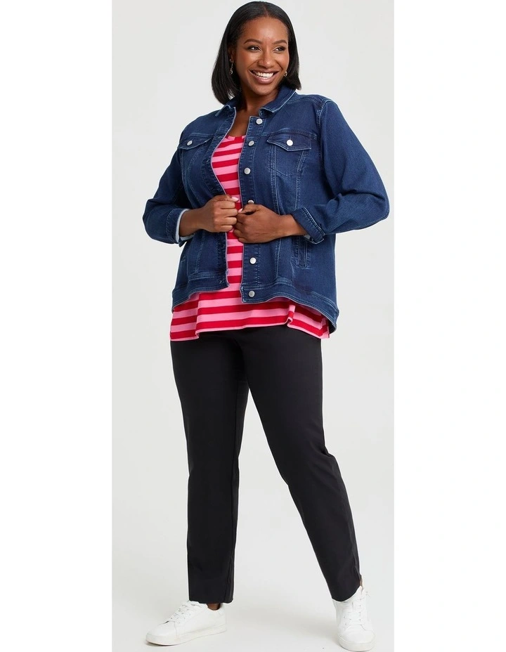 Natural Stripe Essential T-Shirt image 4