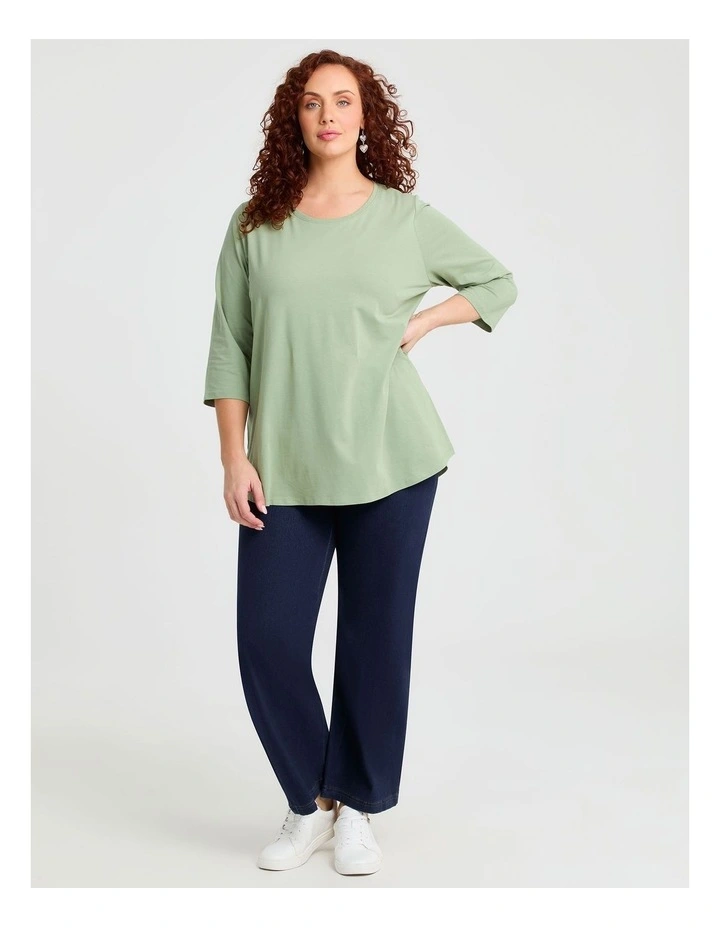 Australian Cotton 3/4 T-shirt Shamrock image 3