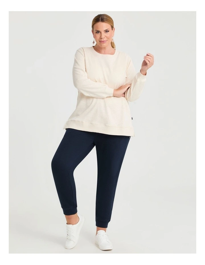 Boyfriend Tunic Sweat Ecru image 3