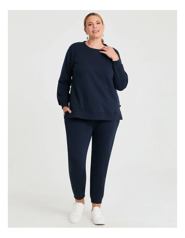 Boyfriend Tunic Sweat True Navy image 3