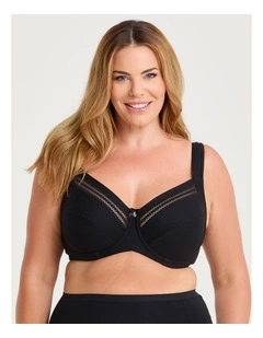 Underwire Cotton Everyday Bra in Black