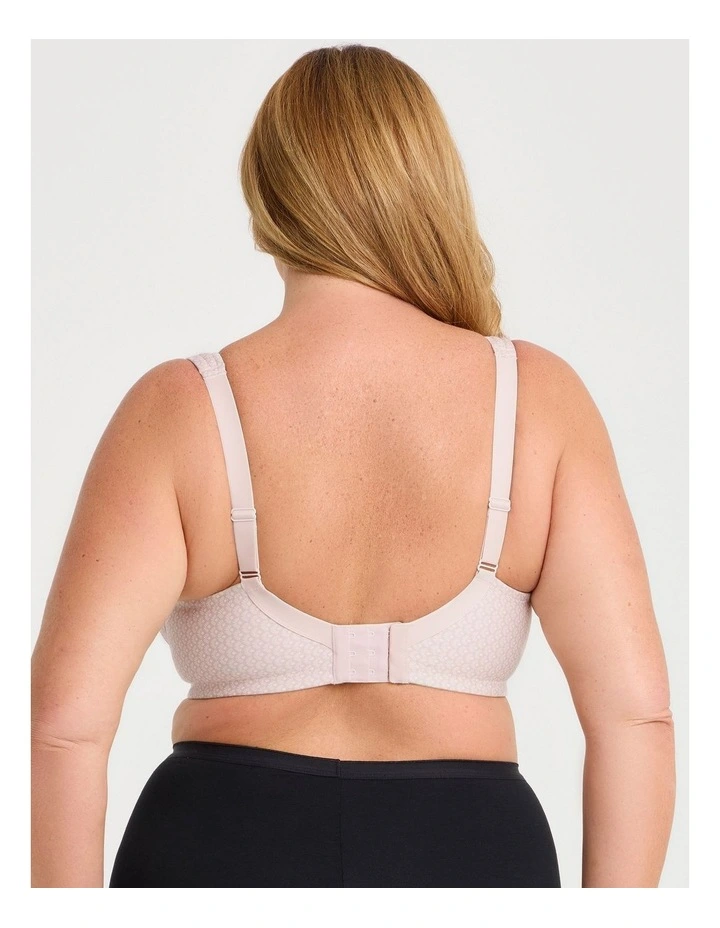 Underwire Cotton Everyday Bra in Nude Print image 2