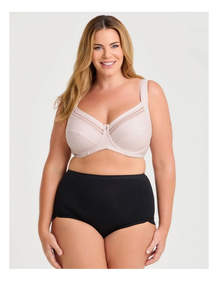Underwire Cotton Everyday Bra in Nude Print image 3