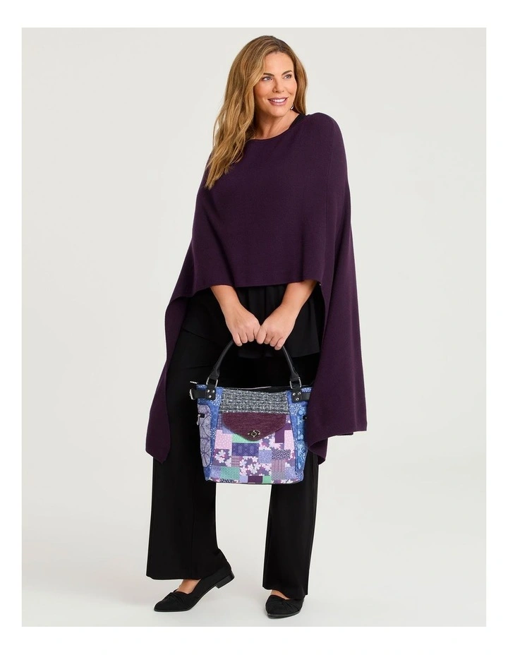 Floral Patchwork Bag in Multi image 6