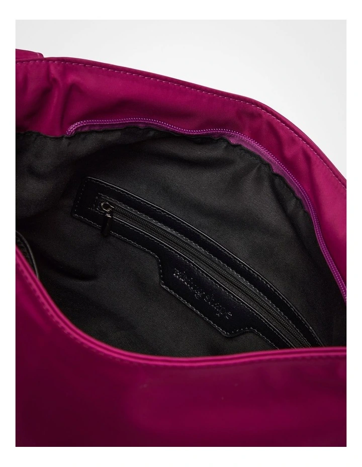 Cat Nylon Bag in Purple image 4