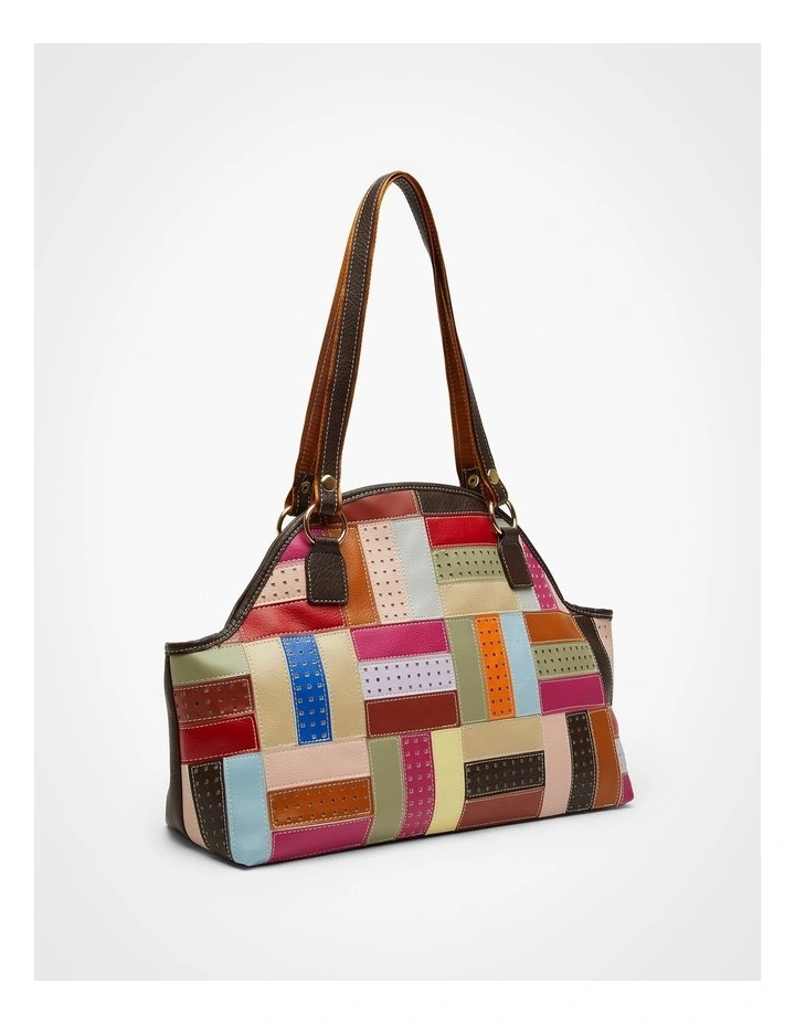 Patch Bag in Multi image 3