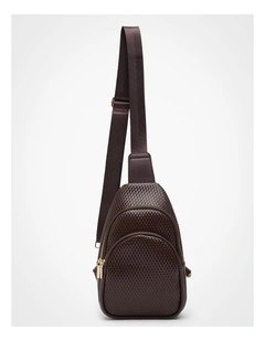 Crossbody Sling Bag in Chocolate