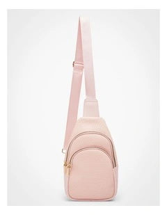 Crossbody Sling Bag in Blush
