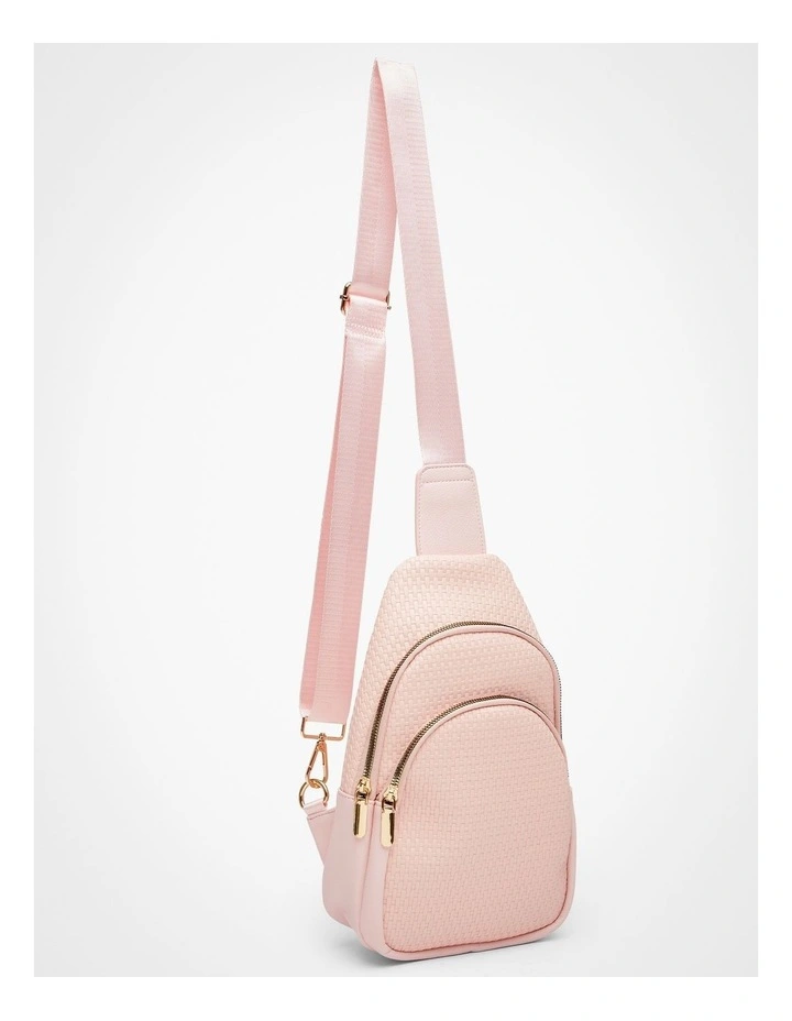 Crossbody Sling Bag in Blush image 3