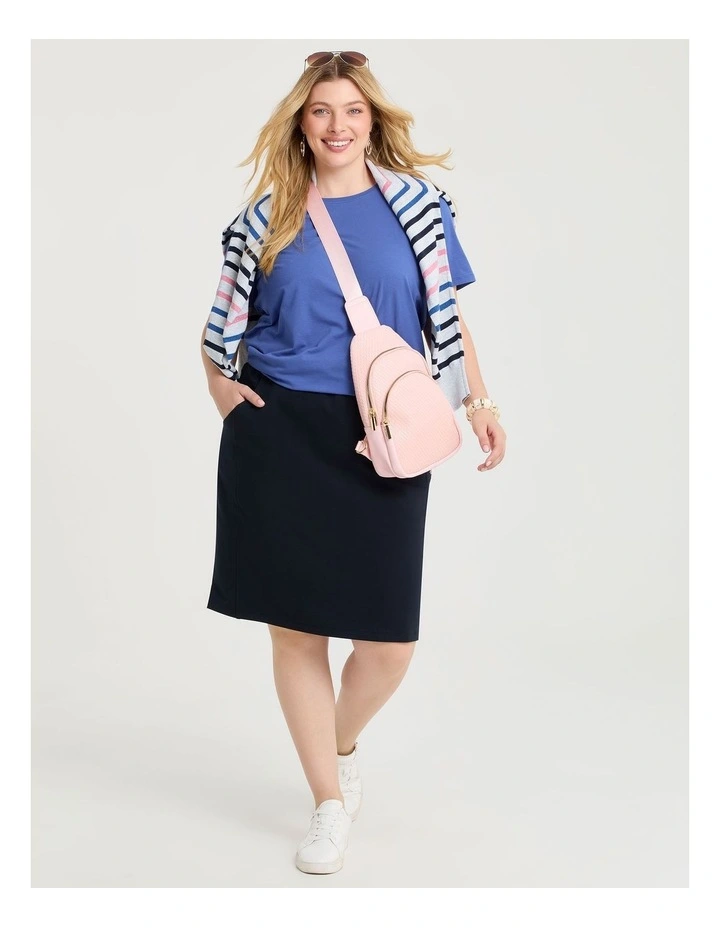 Crossbody Sling Bag in Blush image 5