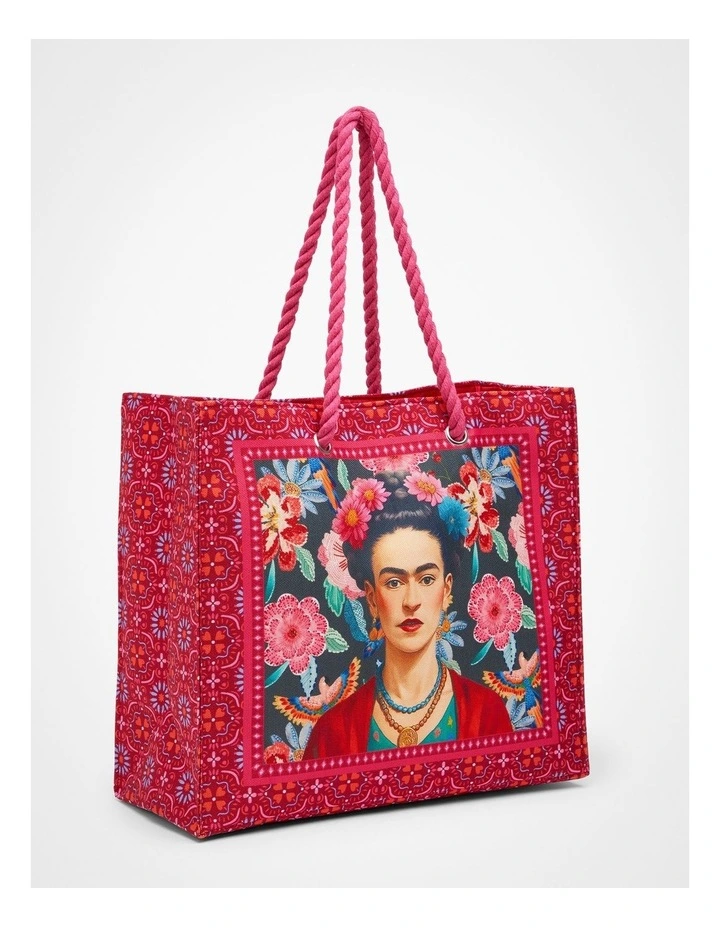 Flower Crown Tote Bag in Multi image 3