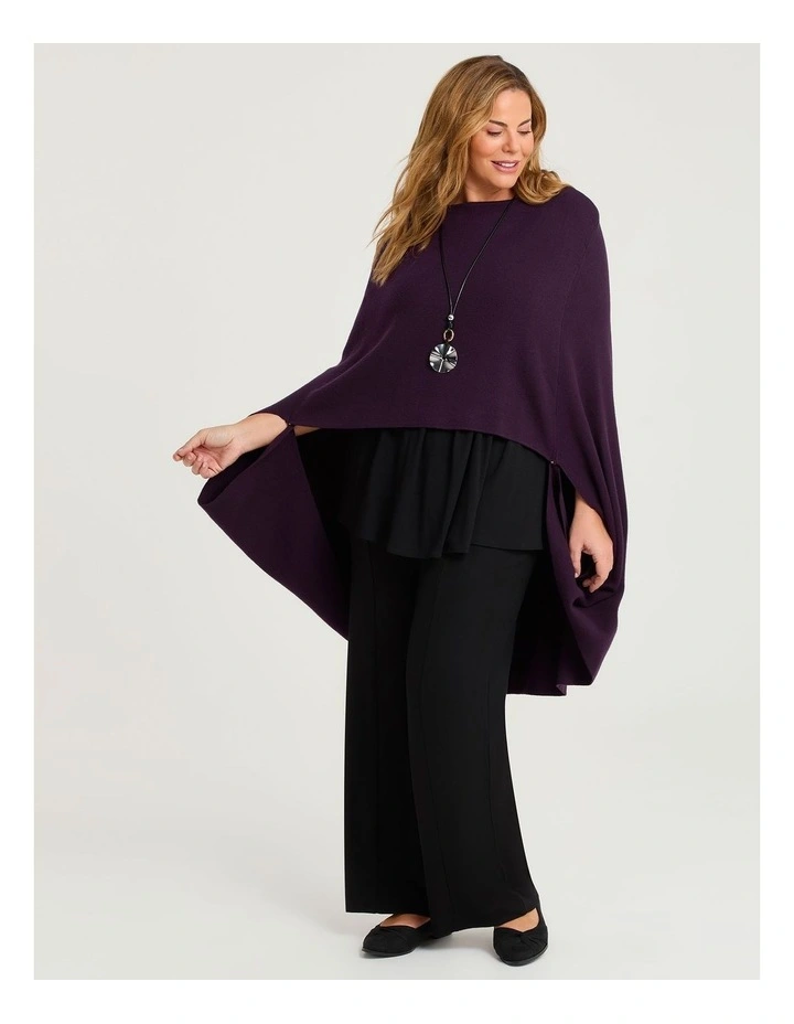 By Your Side Cape in Purple image 3