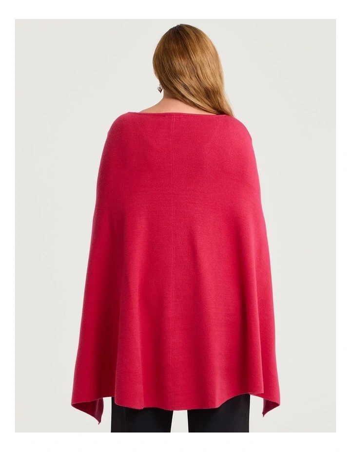 By Your Side Cape in Red image 2