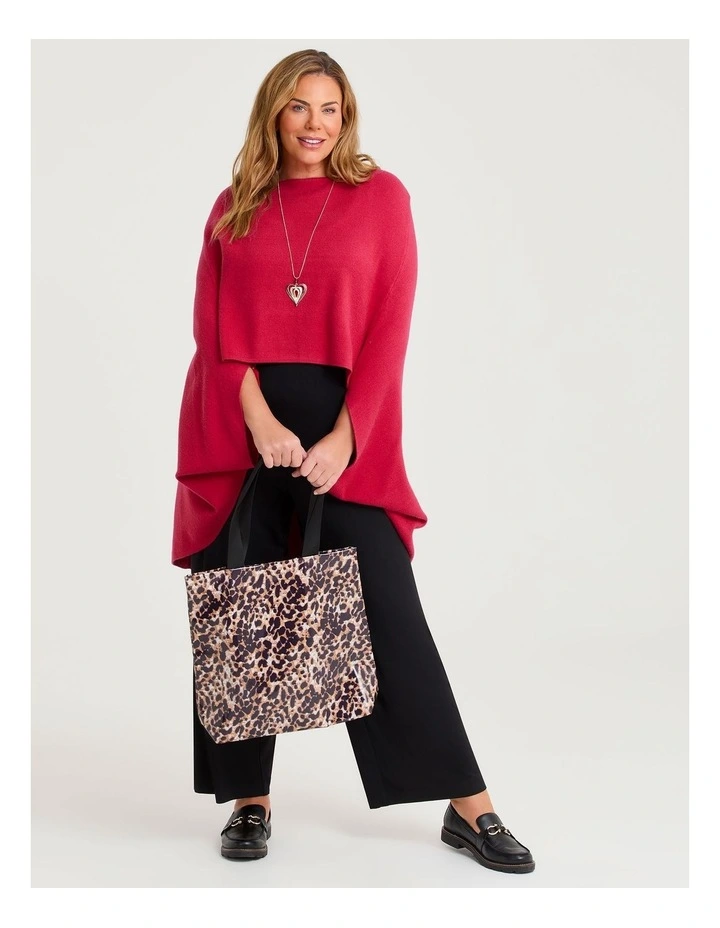 By Your Side Cape in Red image 3