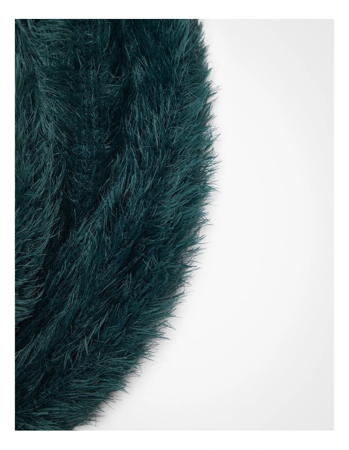 Fuzzy Snood in Green image 4