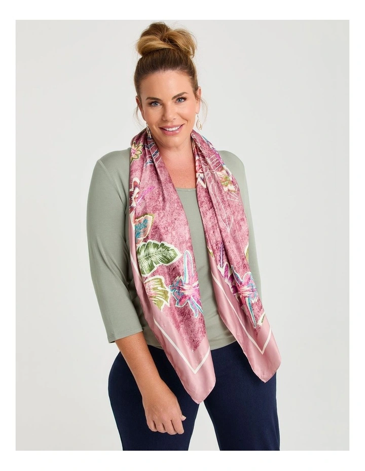 Pretty Floral Scarf Multi image 2
