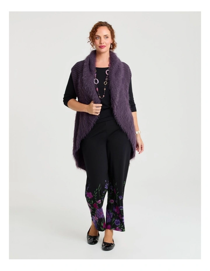 Fuzzy Vest Purple image 1