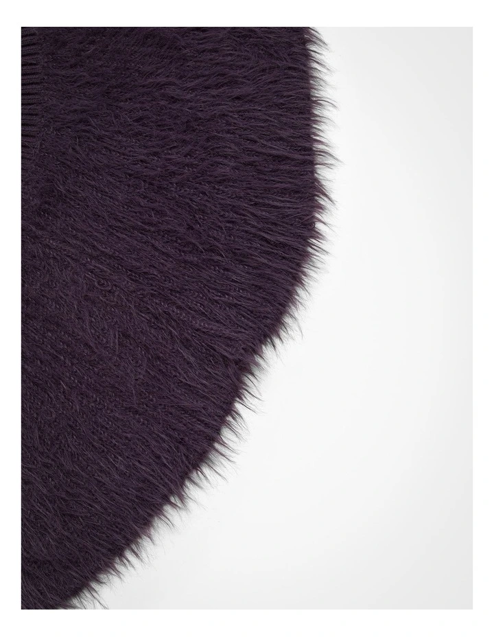 Fuzzy Vest Purple image 5