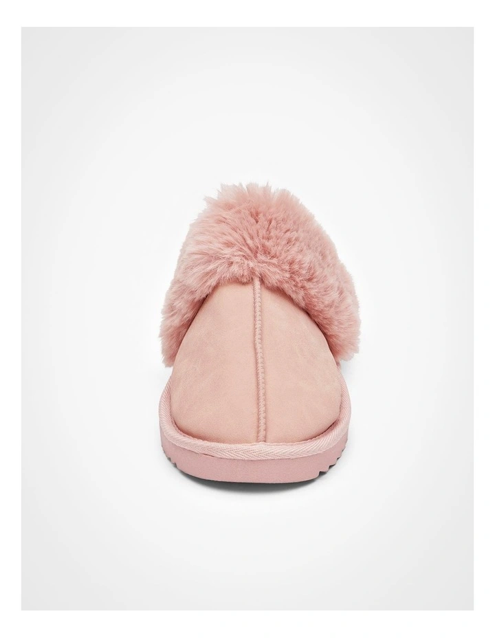 Fluffy Scuff Slipper Blush image 3