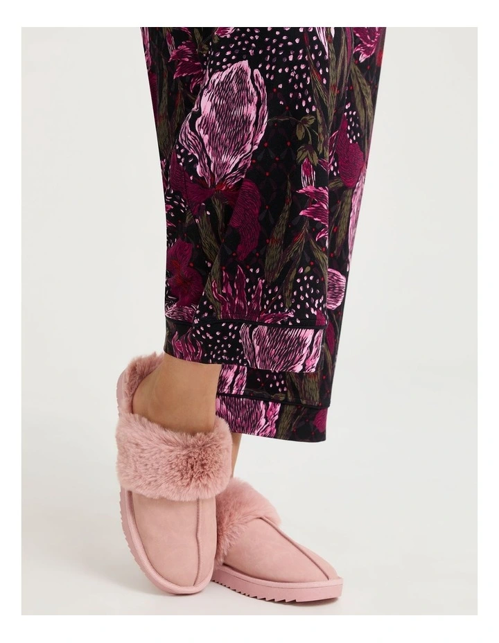 Fluffy Scuff Slipper Blush image 6