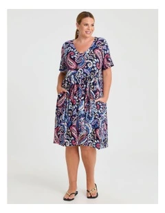 Joy Printed Dress Multi Print